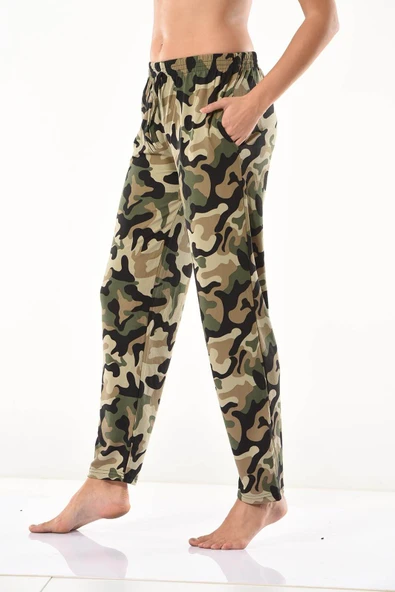 Derya Kurşun Kamuflaj Desenli Eşofman Altı 0573 - Resim 3