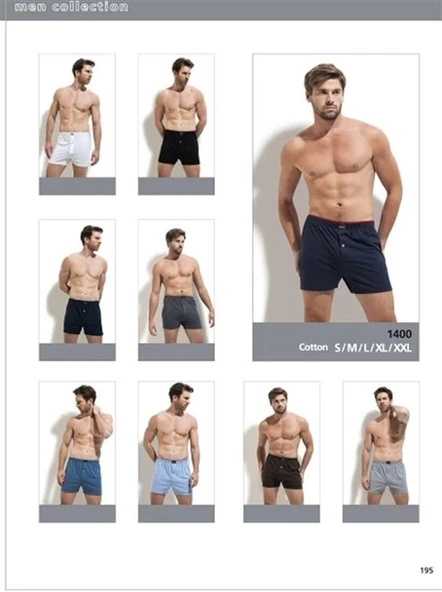 Erdem Erkek Penye Boxer 1400 ürün görseli 1
