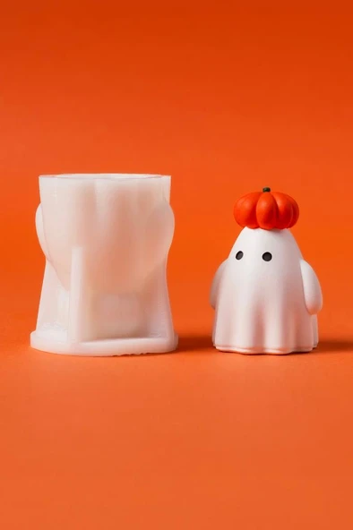 Kabaklı Hayalet M2 Silikon Mum Kalıbı ürün görseli