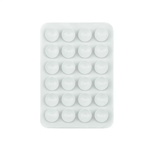 2Adet Küçük Vakumlu Öpücüklü 02 Çift Taraflı Silikon Telefon Tutucu - 5