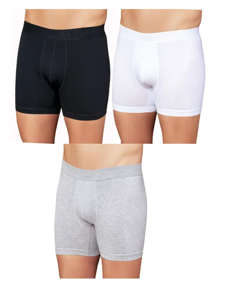 Huma One Erkek Lycralı Düz Boxer 2170 ürün görseli