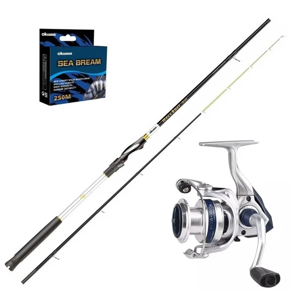 Okuma Aria 8000 - Okuma Wave Boat 180cm Tekne Olta Seti ürün görseli