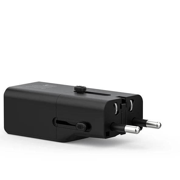 Recci RCG-P07 Çoklu Universal US/UK/EU/AU Uyumlu Şarj Adaptörü 30W - 5
