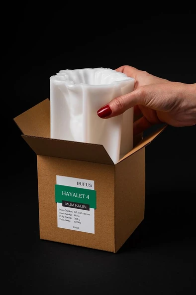 Hayalet 4 Silikon Mum Kalıbı - Resim 9