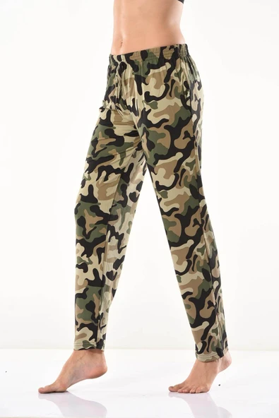 Derya Kurşun Kamuflaj Desenli Eşofman Altı 0573 - Resim 2