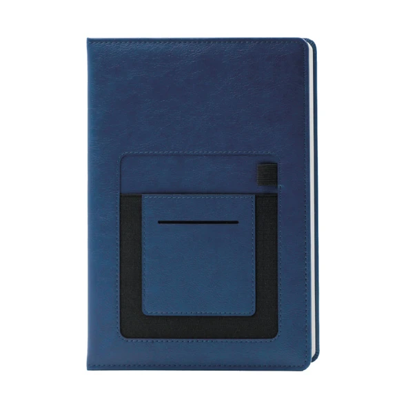 Lacivert Termo Deri Ajanda 17x24 70 gr 336 Sayfa ürün görseli