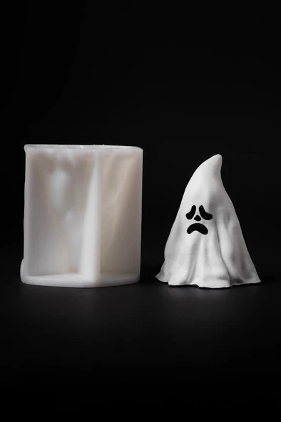 Hayalet 4 Silikon Mum Kalıbı ürün görseli
