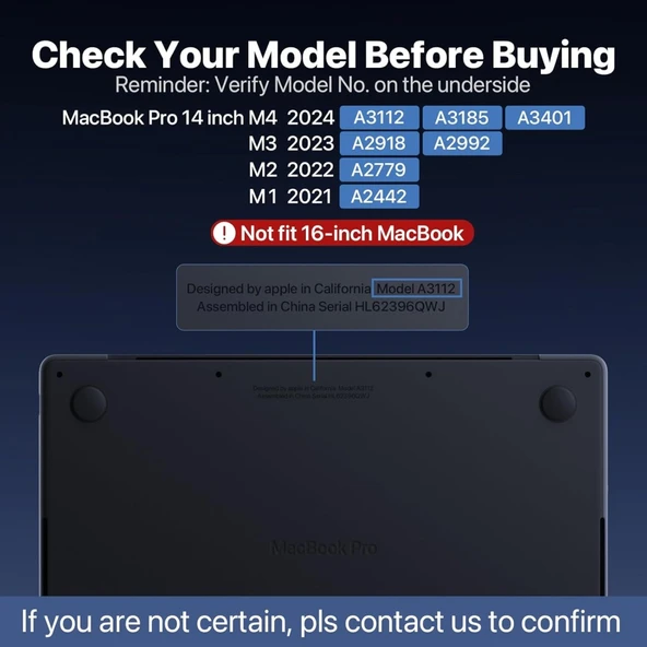 Apple Macbook Pro 14inç M3/M4/Max A3112 A3185 A3401 A2918 A1992 Kılıf Nubuk Üçgen Standlı Havalandırmalı Kapak 2023/2024 - Resim 5