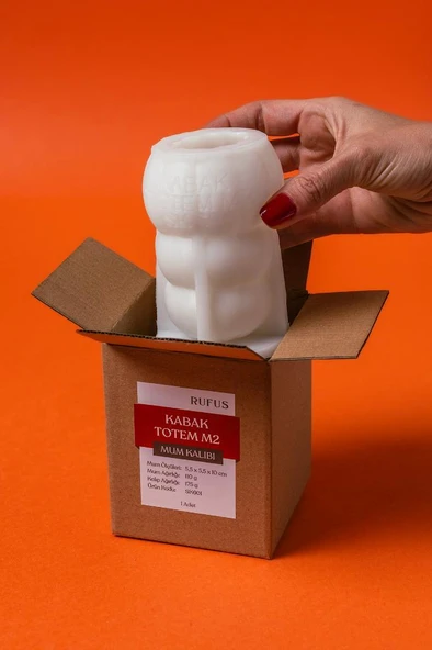 Kabak Totem M2 Silikon Mum Kalıbı - Resim 8