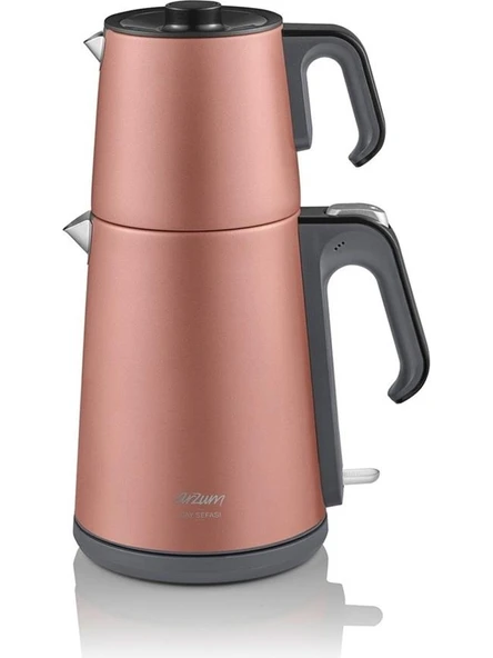 Arzum AR3080-G Çay Sefası Gün Batımı 1650 W Çelik Çay Makinesi