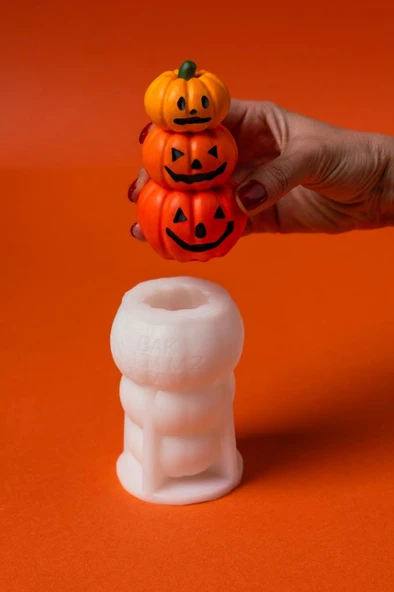 Kabak Totem M2 Silikon Mum Kalıbı - Resim 2