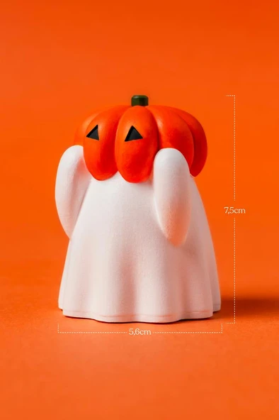 Kabaklı Hayalet M3 Silikon Mum Kalıbı - Resim 3