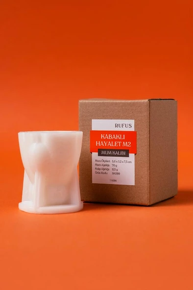 Kabaklı Hayalet M2 Silikon Mum Kalıbı - Resim 8