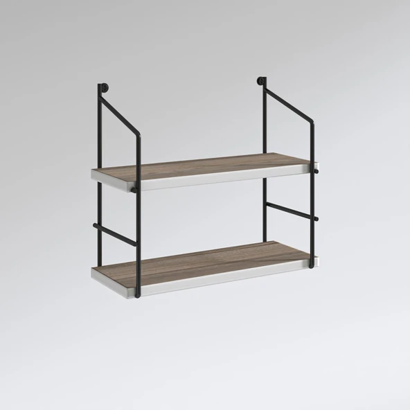 Kenzlife mutfak banyo duvar rafı junzi mat cordoba suntalam 040(Y)*40(G)*15(D)2 katlı - Resim 2