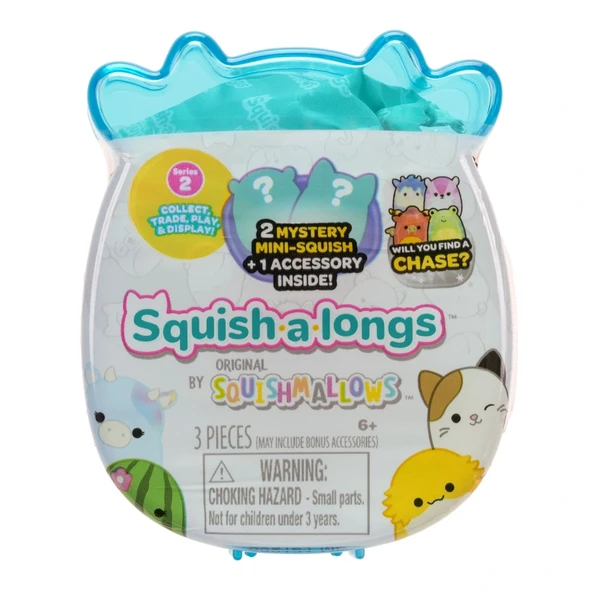 Squish-a-longs 2 Figür + Yüzük Sürpriz Paket Seri 2 AL0048-S2 - Resim 5