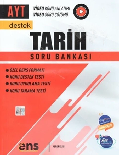 AYT Tarih Destek Soru Bankası ENS Yayıncılık ürün görseli 1