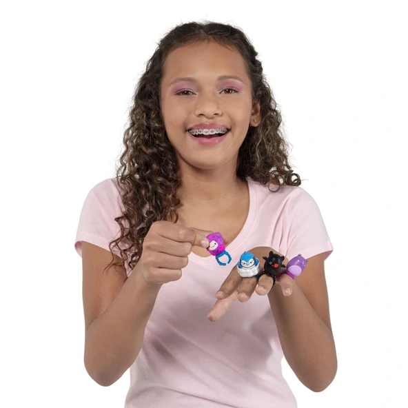 Squish-a-longs 2 Figür + Yüzük Sürpriz Paket Seri 2 AL0048-S2 - Resim 3