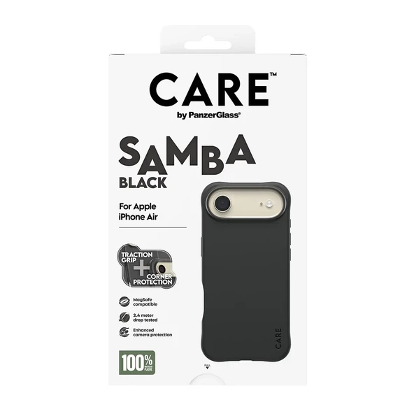 Panzerglass CARE Apple iPhone 17 Air Fashionable Case Samba Magsafe Kılıf Siyah - Resim 4