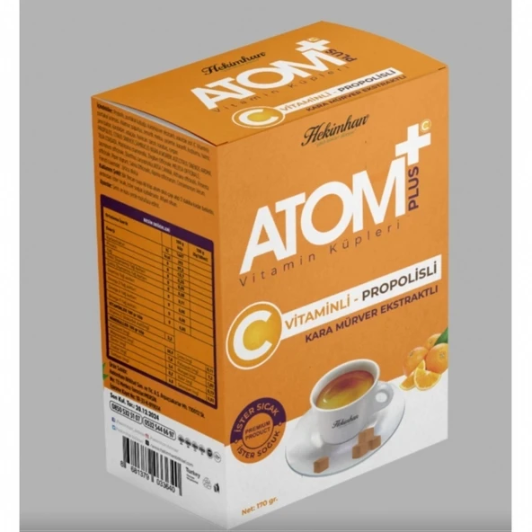 C VİTAMİNLİ PROPOLİSLİ ATOM ÇAYI 170 GR ürün görseli