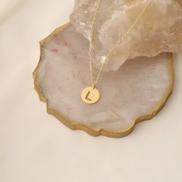 HARFLİ LAZER KESİM KOLYE - Resim 3