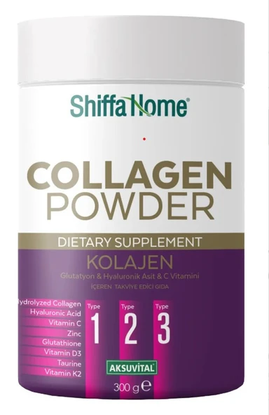 Kolajen, Glutatyon & Hyaluronik Asit & C Vitamini İçeren Takviye Edici Gıda 300gr ürün görseli