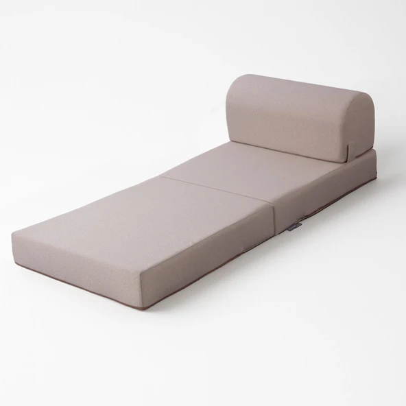 Yataklı Koltuk Magic Keten Görünümlü Tek Kişilik Bej Tek - 4