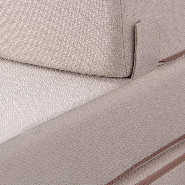 Yataklı Koltuk Magic Keten Görünümlü Tek Kişilik  Bej Tek - 7