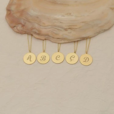 HARFLİ LAZER KESİM KOLYE - Resim 4