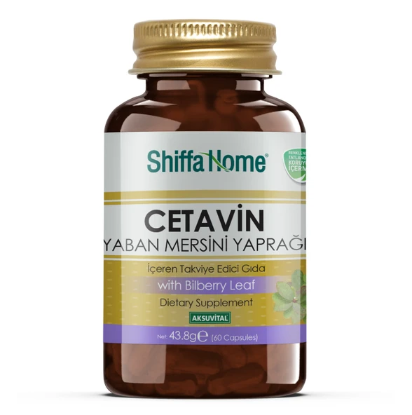 Yaban Mersini Yaprağı Cetavin  60 Kapsül ürün görseli