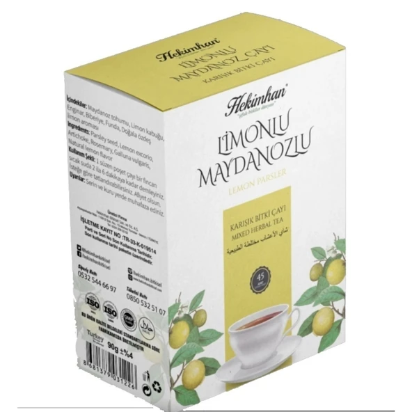 LİMONLU MAYDANOZLU KARIŞIK ÇAY 45 Lİ SÜZEN POŞET