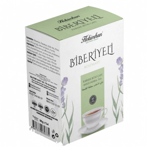 BİBERİYELİ KARIŞIK ÇAY 45 Lİ SÜZEN POŞET