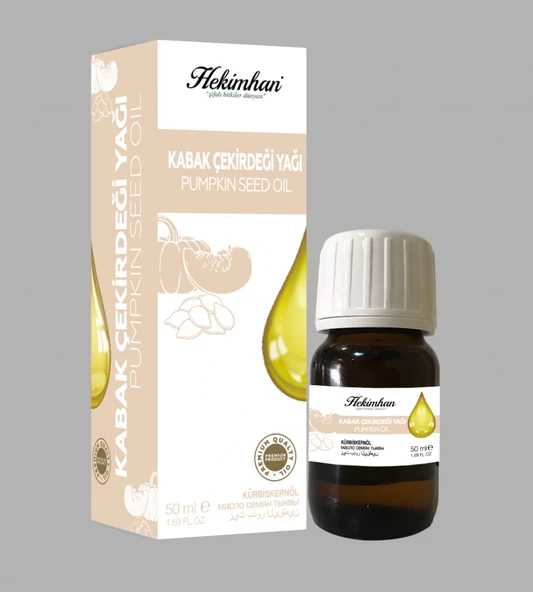 KABAK ÇEKİRDEĞİ YAĞI SOĞUK PRES 50 ML ürün görseli