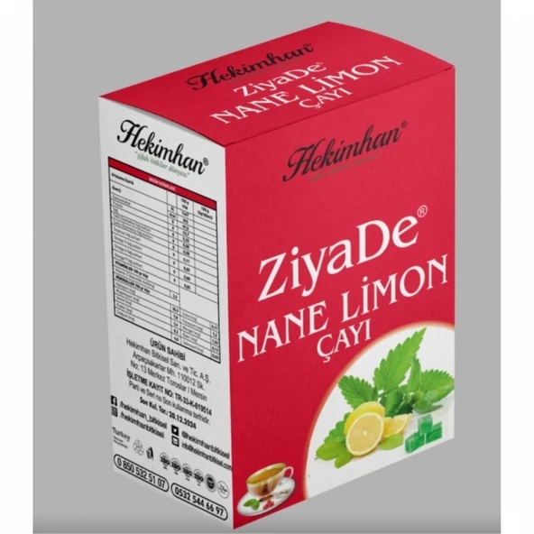 ZİYADE NANE LİMON ÇAYI 170 GR ürün görseli