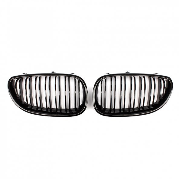 BMW E60 M5 PİANO BLACK ÇİFT ŞERİT PANJUR SETİ 2003-2010