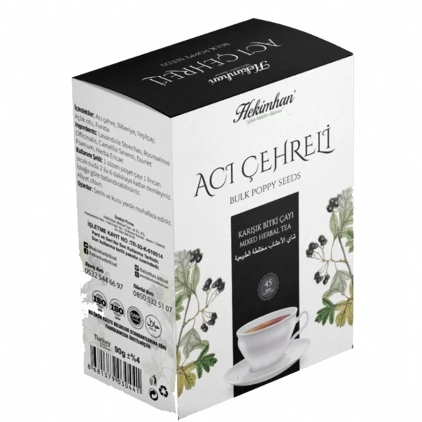 ACI ÇEHRELİ KARIŞIK ÇAY 45 Lİ SÜZEN POŞET