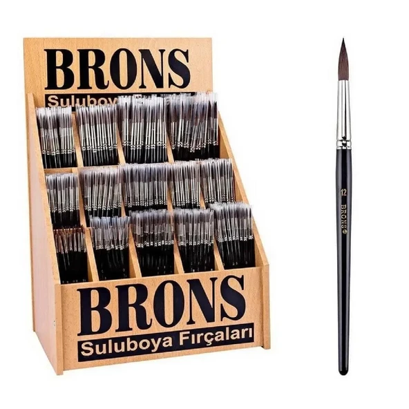 Brons 145 Sulu Boya Fırçası NO:12 ürün görseli
