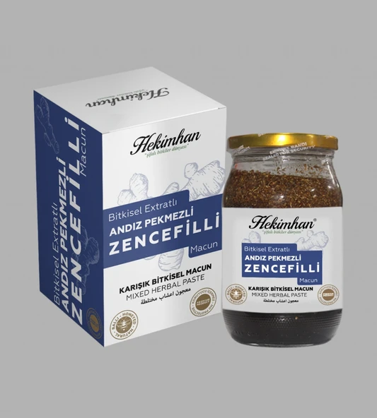 ANDIZ PEKMEZLİ ZENCEFİLLİ BİTKİSEL MACUN 420 GR ürün görseli