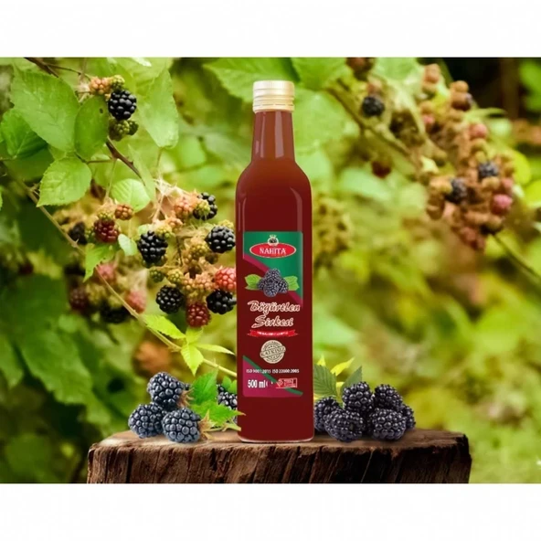 Böğürtlen Sirkesi Doğal Ev Yapımı 500ml ürün görseli