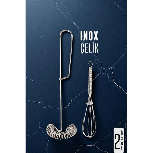 Modacar Inox Çelik Çırpıcı + Mini Çırpıcı Seti