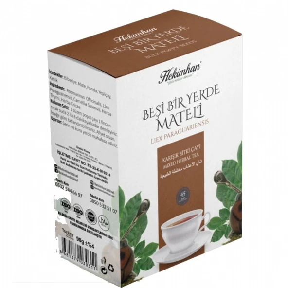 BEŞİ BİR YERDE MATELİ KARIŞIK ÇAY 45 Lİ SÜZEN POŞET