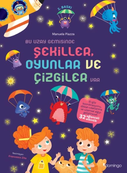 Bu Uzay Gemisinde Şekiller Oyunlar ve Çizgiler Var ürün görseli