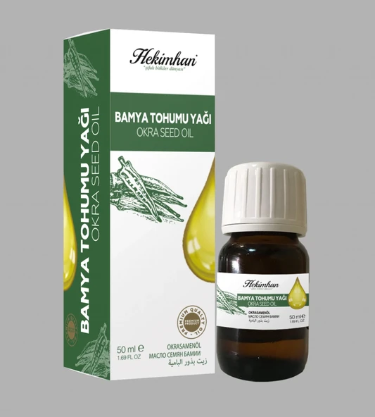 BAMYA TOHUMU YAĞI SOĞUK PRES (50 ML) ürün görseli