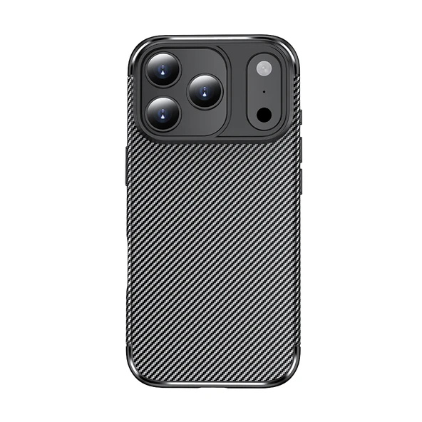 iPhone 17 Pro Kılıf ZNTH Negro Silikon Kapak - Siyah - Resim 3