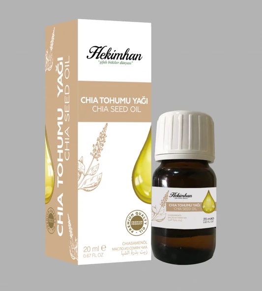 CHİA TOHUMU YAĞI SOĞUK PRES 20 ML ürün görseli
