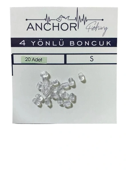 Anchor 4 Yollu Boncuk S Beden 20 li Paket ürün görseli