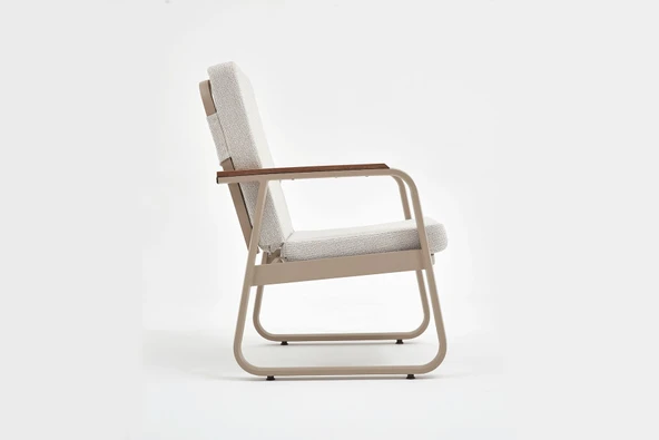 Milano Masa Bella Sandalye Takımı - Kum Rengi - Resim 8