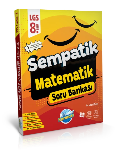 8.Sınıf Sempatik Matematik Soru Bankası + 36 Haftalık Kazanım Denemeleri Seti 2025-2026 - Resim 4
