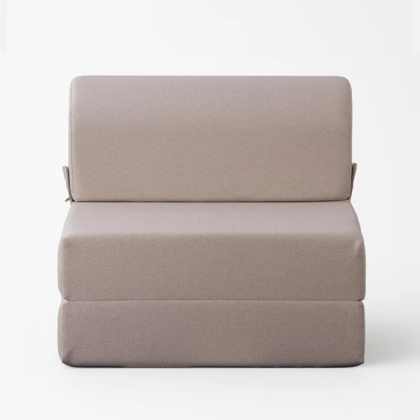 Yataklı Koltuk Magic Keten Görünümlü Tek Kişilik  Bej Tek - 2