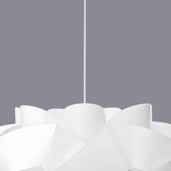 Petal Beyaz Sarkıt Avize (Kolay Kurulum) - 9