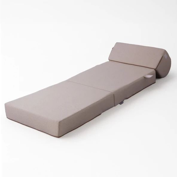 Yataklı Koltuk Magic Keten Görünümlü Tek Kişilik  Bej Tek - 5